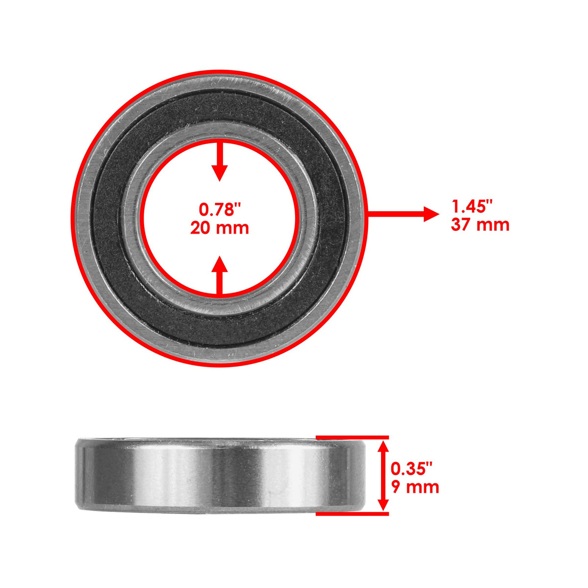 Wheel Bearing and Seals Kit Front for Honda CRF450R (2019–2026)