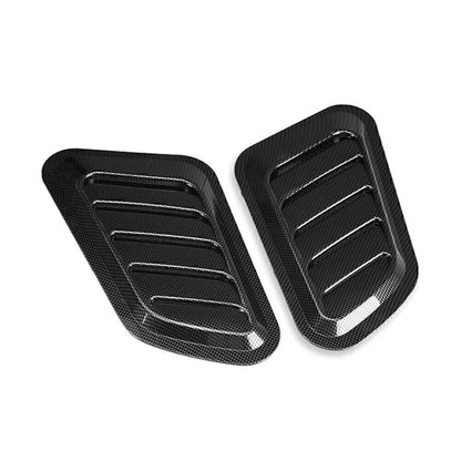2X Air Flow Intake Hood Scoop Vent Cover Universal