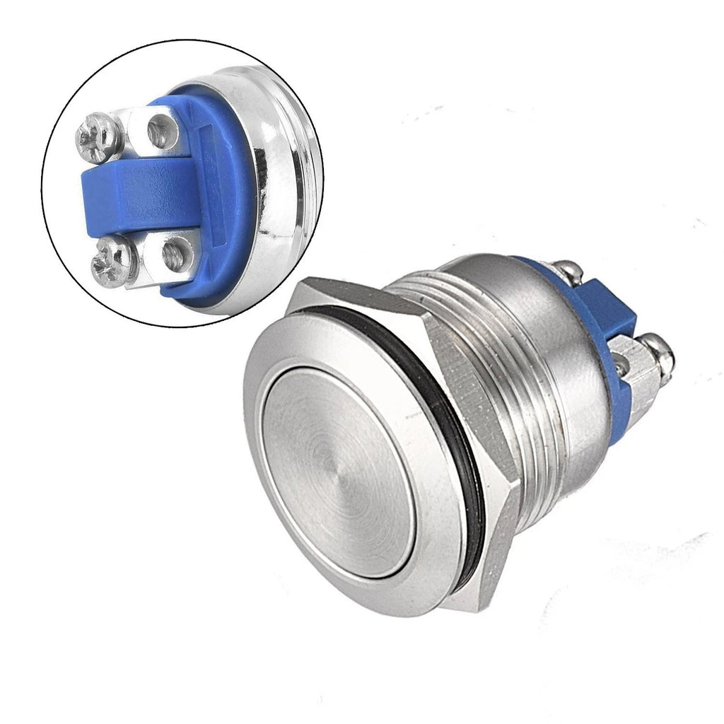 Push Button Switch for Auto Boat (250V AC/DC, 5A, Waterproof)