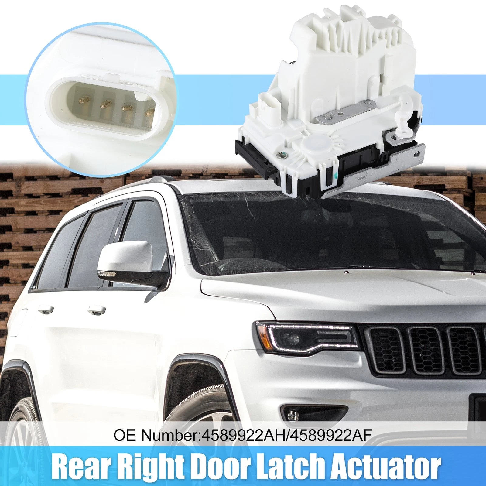 Rear Right Power Door Lock Actuator Replacement for Dodge Durango (2011–2023)