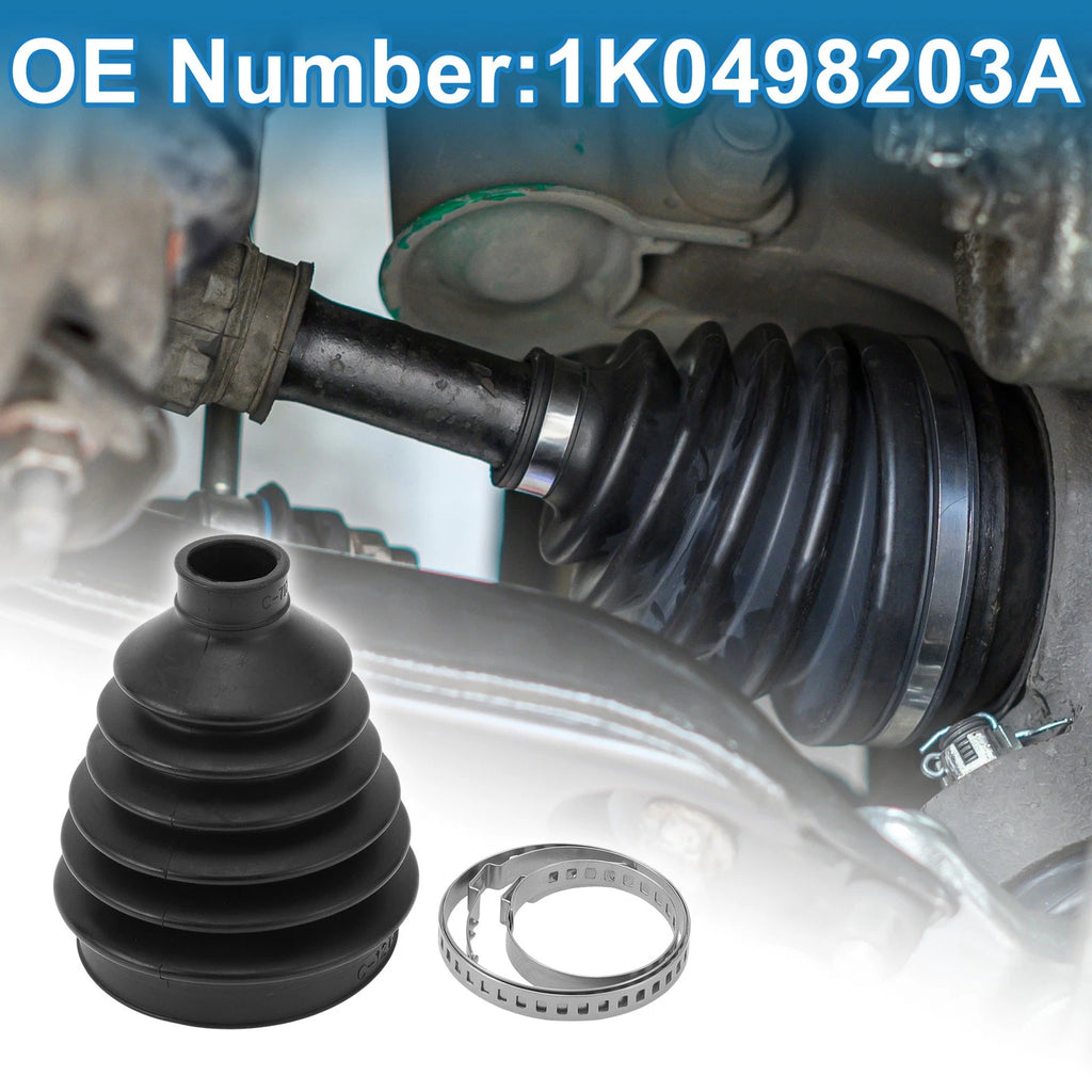 Outer CV Joint Boot Kit w/ Clamps for Audi A3 (2006–2013), Q3 (2015)