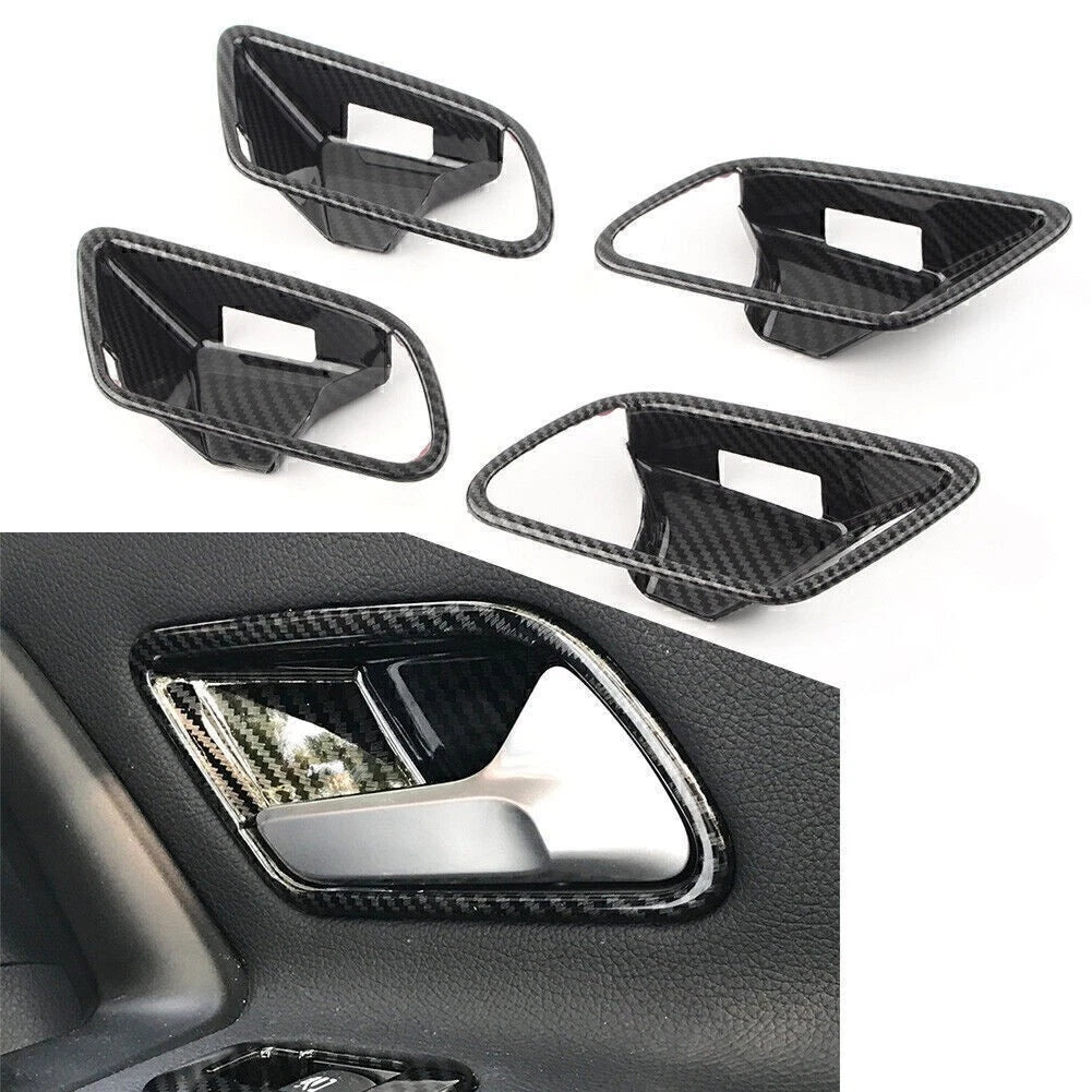 Set of 4 Carbon Fiber Inner Handle Bowl Covers for Mercedes-Benz A-Class (2019)