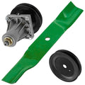 Deck Spindle and Pulley Replacement for Troy-Bilt Mustang XP (2017–2017)