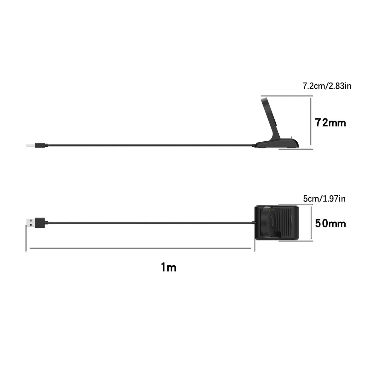 USB Magnetic Charger Cradle Dock for TicWatch Pro 3 (GPS/LTE)