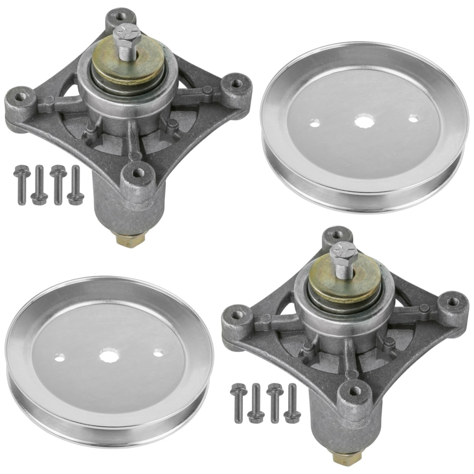 Deck Spindle and Pulley Replacement for Dixon D19KH42 D20KH42 (42 in) (2018–2024)