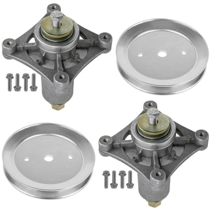 Deck Spindle and Pulley Replacement for Dixon D19KH42 D20KH42 (42 in) (2018–2024)