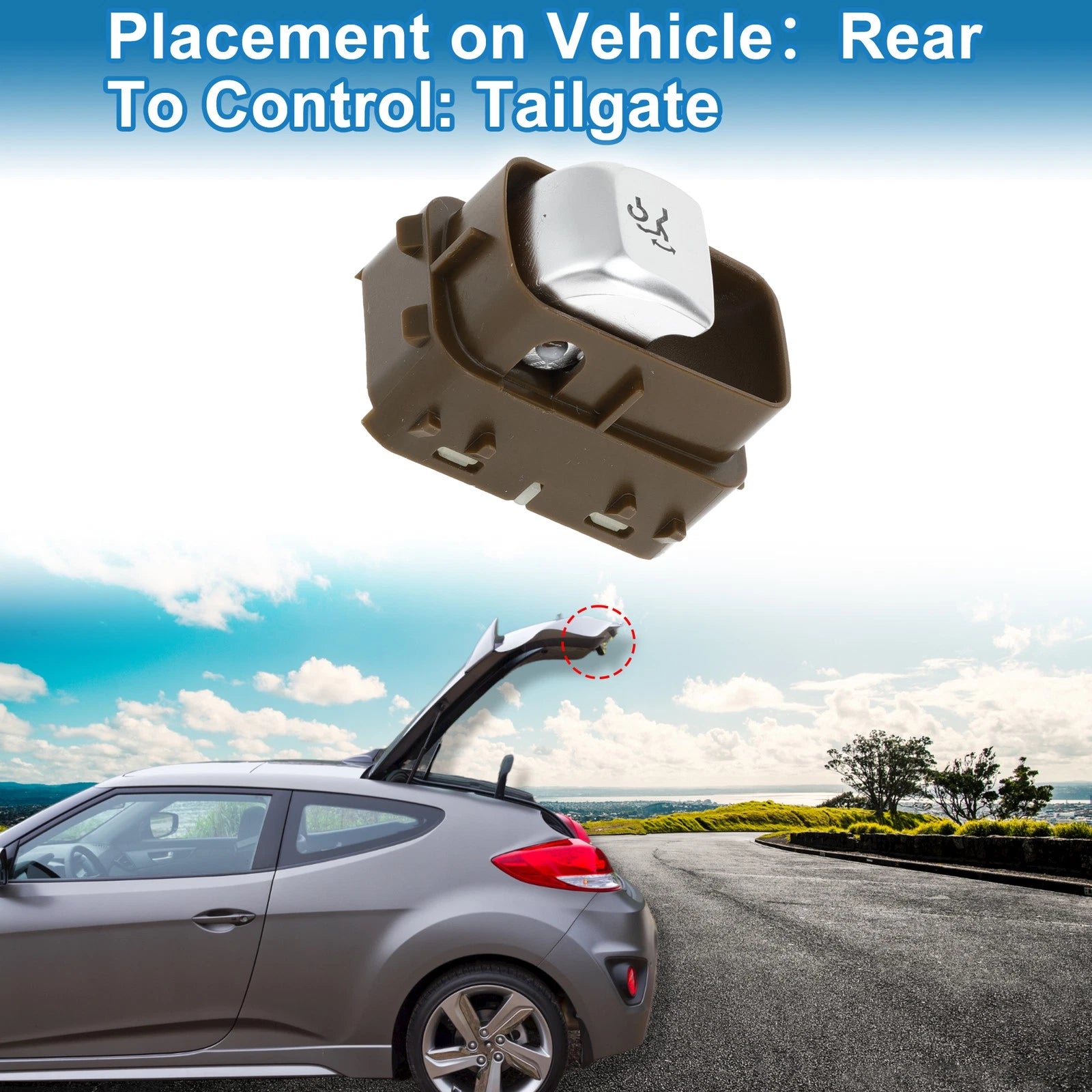 Trunk Release Switch Replacement for Mercedes C300 C400 C63 (2015–2024)
