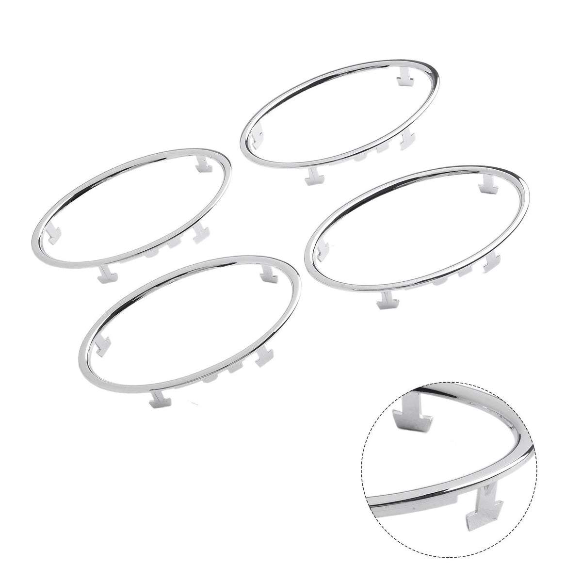 Set of 4 Quick Installation Air Conditioning Trim Circles for Focus 2 (2005–2013)