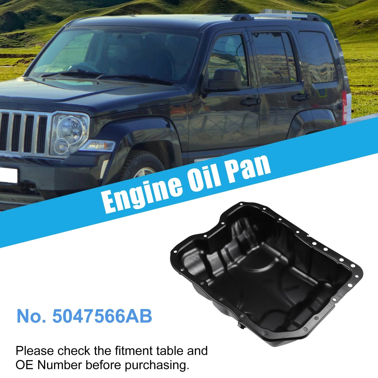 Engine Oil Pan Replacement for Dodge Dart 2013–2016 for Jeep Cherokee 2014–2020