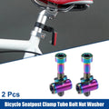 Seatpost Clamp Bolt Nut Washer Kit for M5x30mm Bike Bicycle (Assorted)