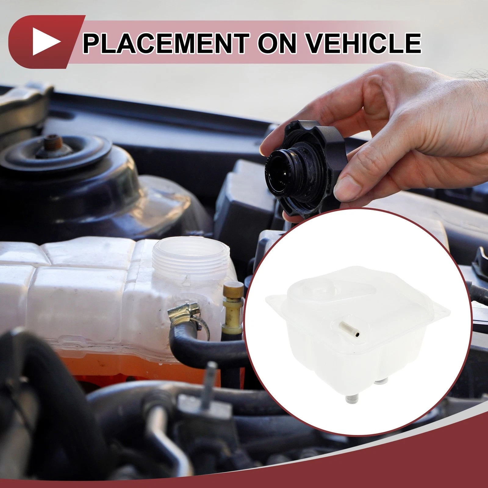Coolant Expansion Overflow Tank Replacement for Audi 100 Quattro (1992–1994)