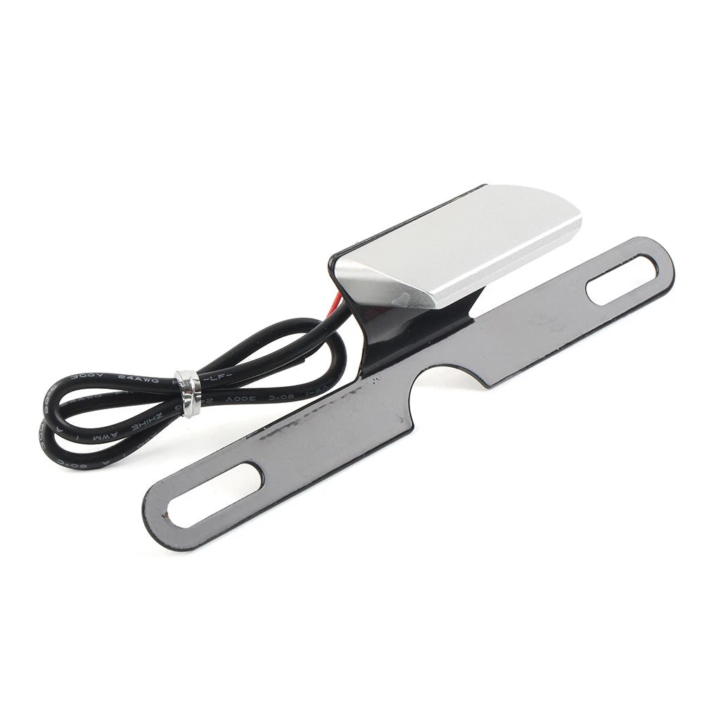 License Plate Mount Holder Bracket w/ LED for Motorcycle (Fit All Models)