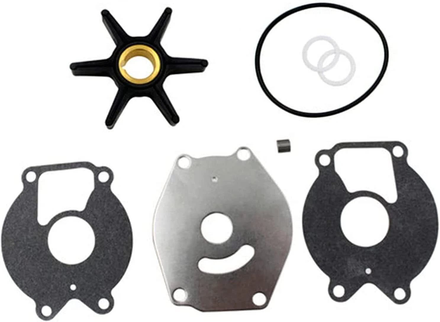 Water Pump Impeller Kit for Mercury Force 18-25 HP (18-3215, 47-85089Q4, 47-85089T7)