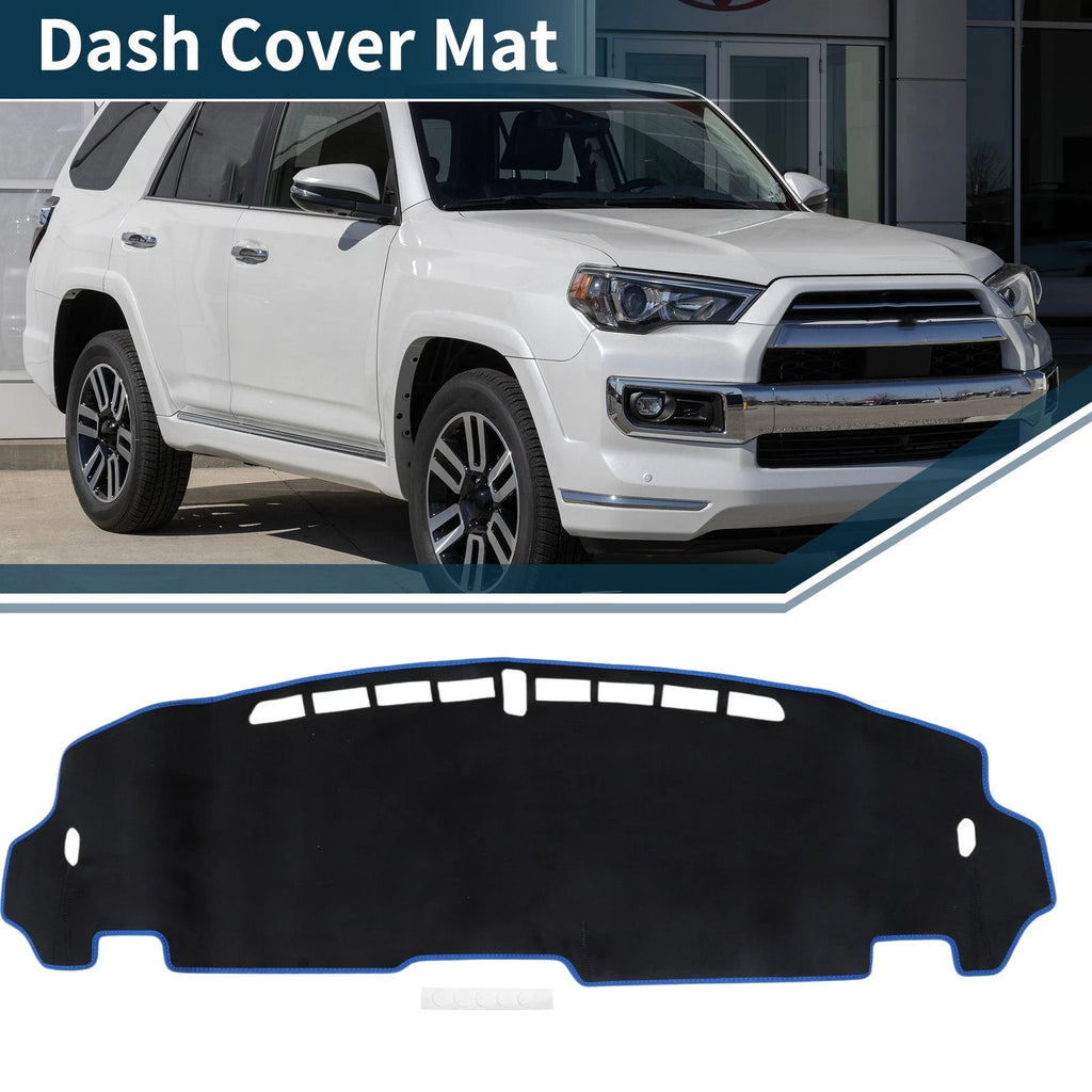 Dashboard Dash Cover Mat for Honda N-BOX/N-BOX Custom JF5 JF6 Black Blue (1 Set)