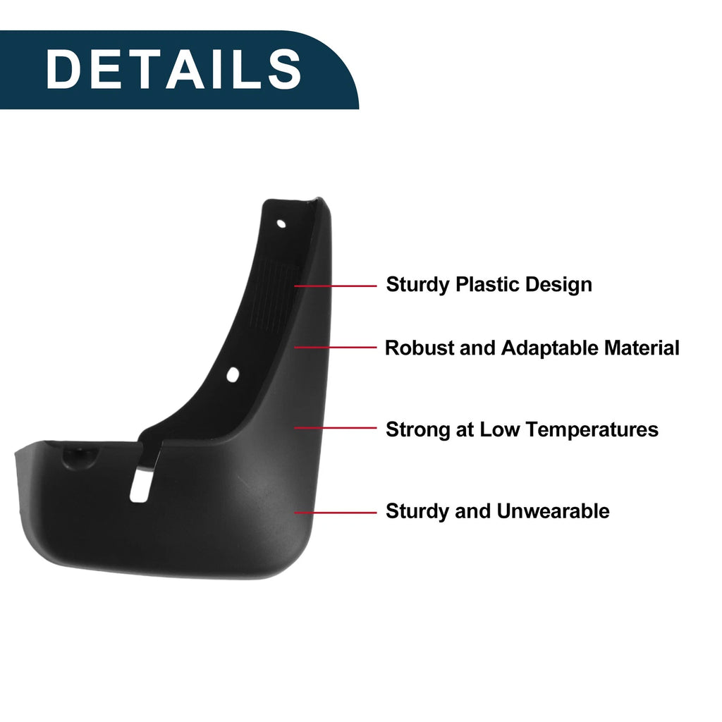 Mud Flaps Splash Guards 1 Set Replacement for Toyota Probox (2002–2017)