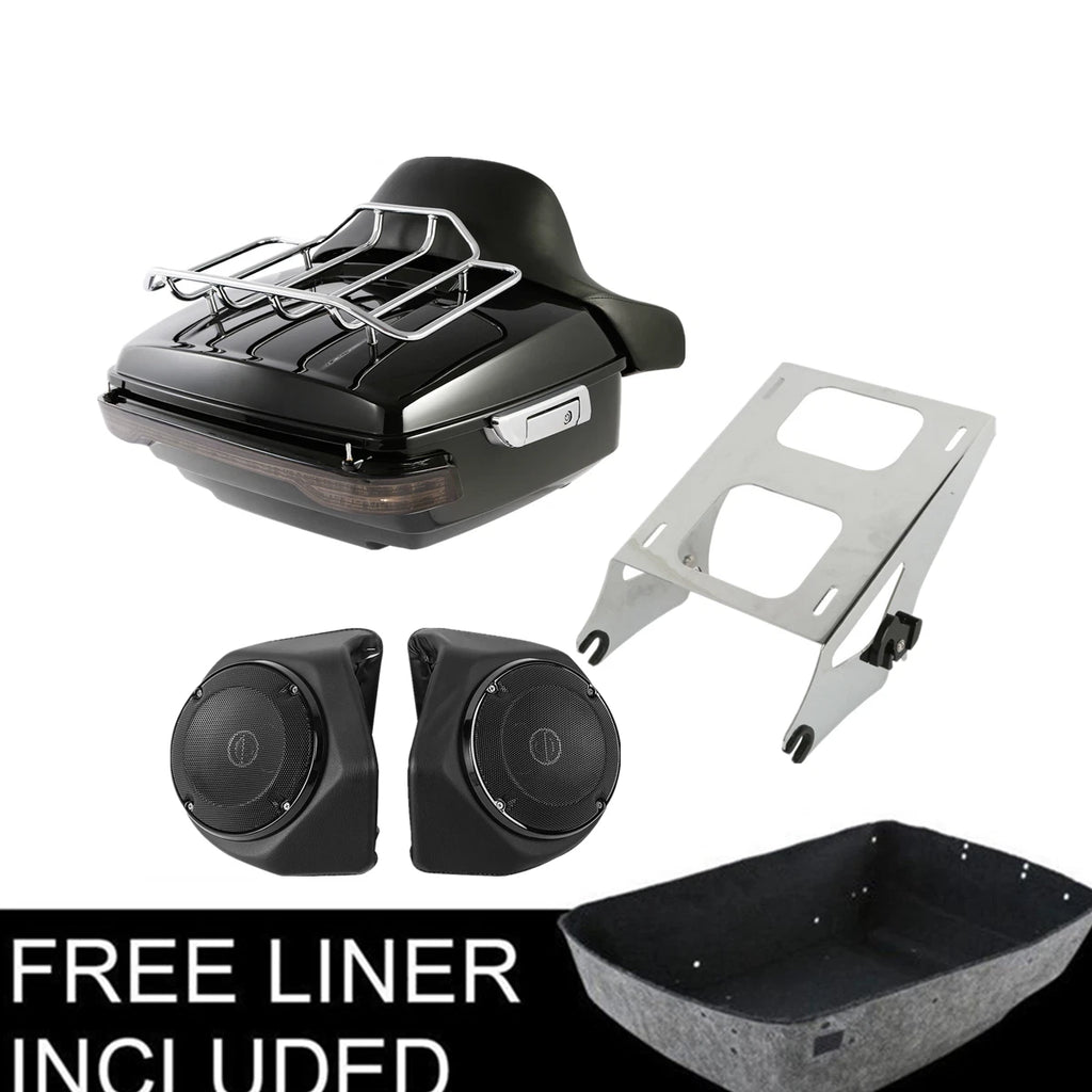 Trunk Tail Light Speakers Mount Rack for Harley Electra Road Glide (2014–2026)