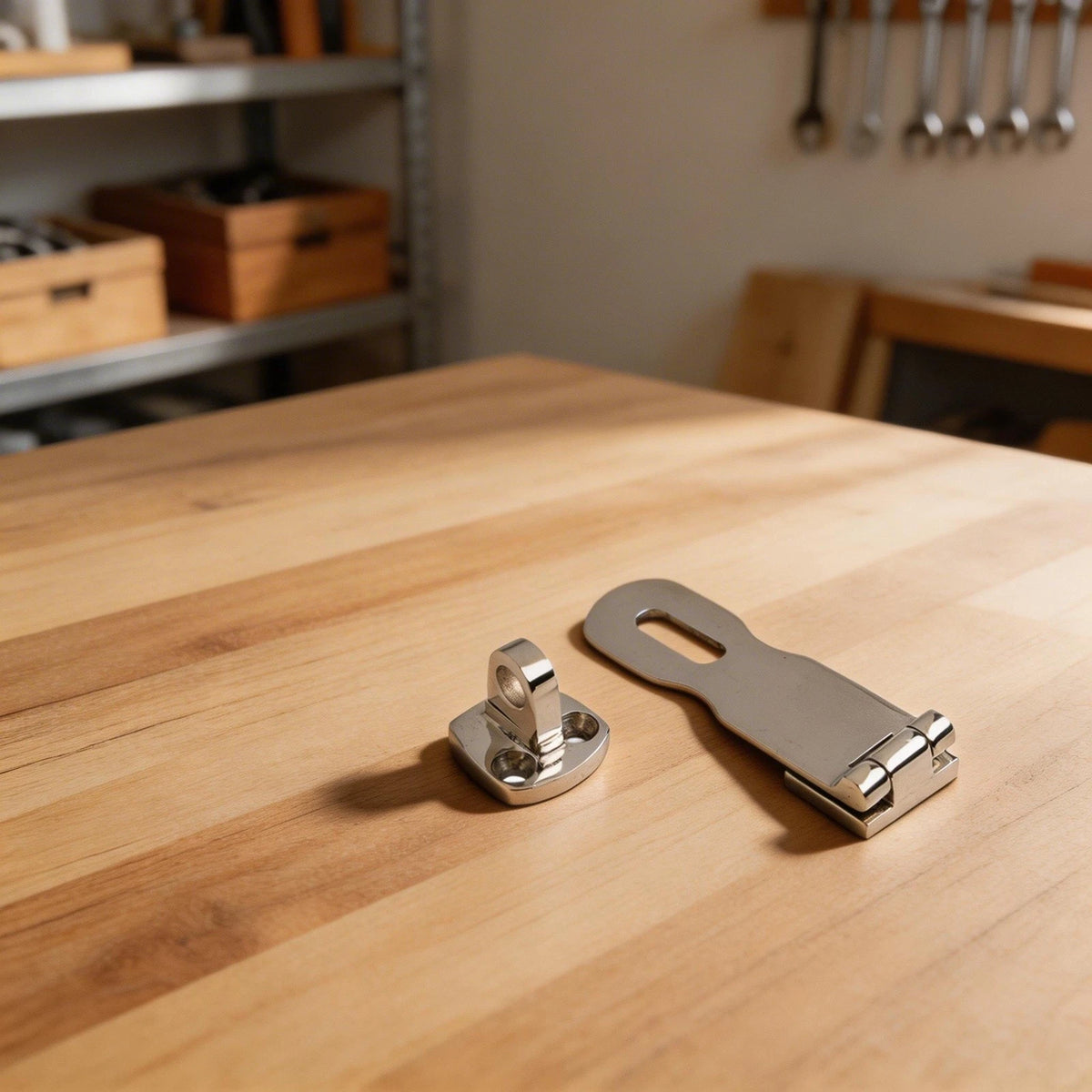316 Stainless Steel Locking Hasp for Marine Applications (3 Inch)