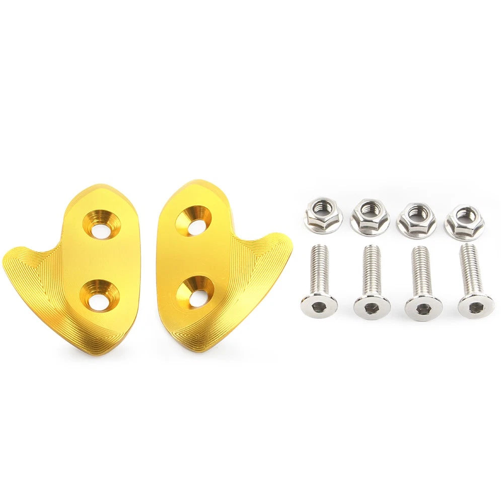 Rearview Mirror Block Off Base Plates for Yamaha R1 YZF-R1 (2015–2019)