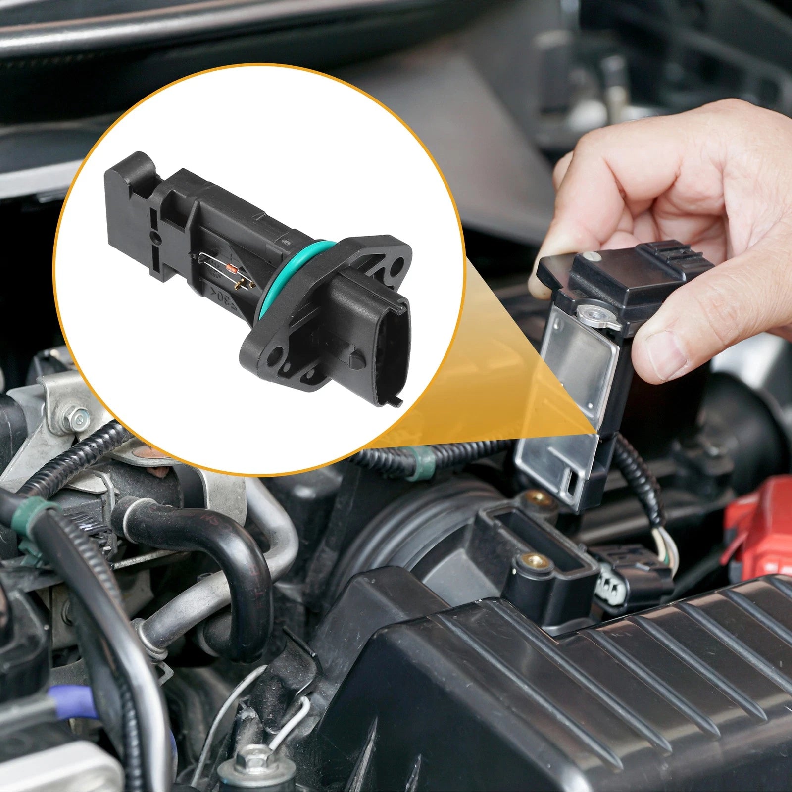 Mass Air Flow Sensor MAF for Volvo S60 I (2000–2010) No. 0836631