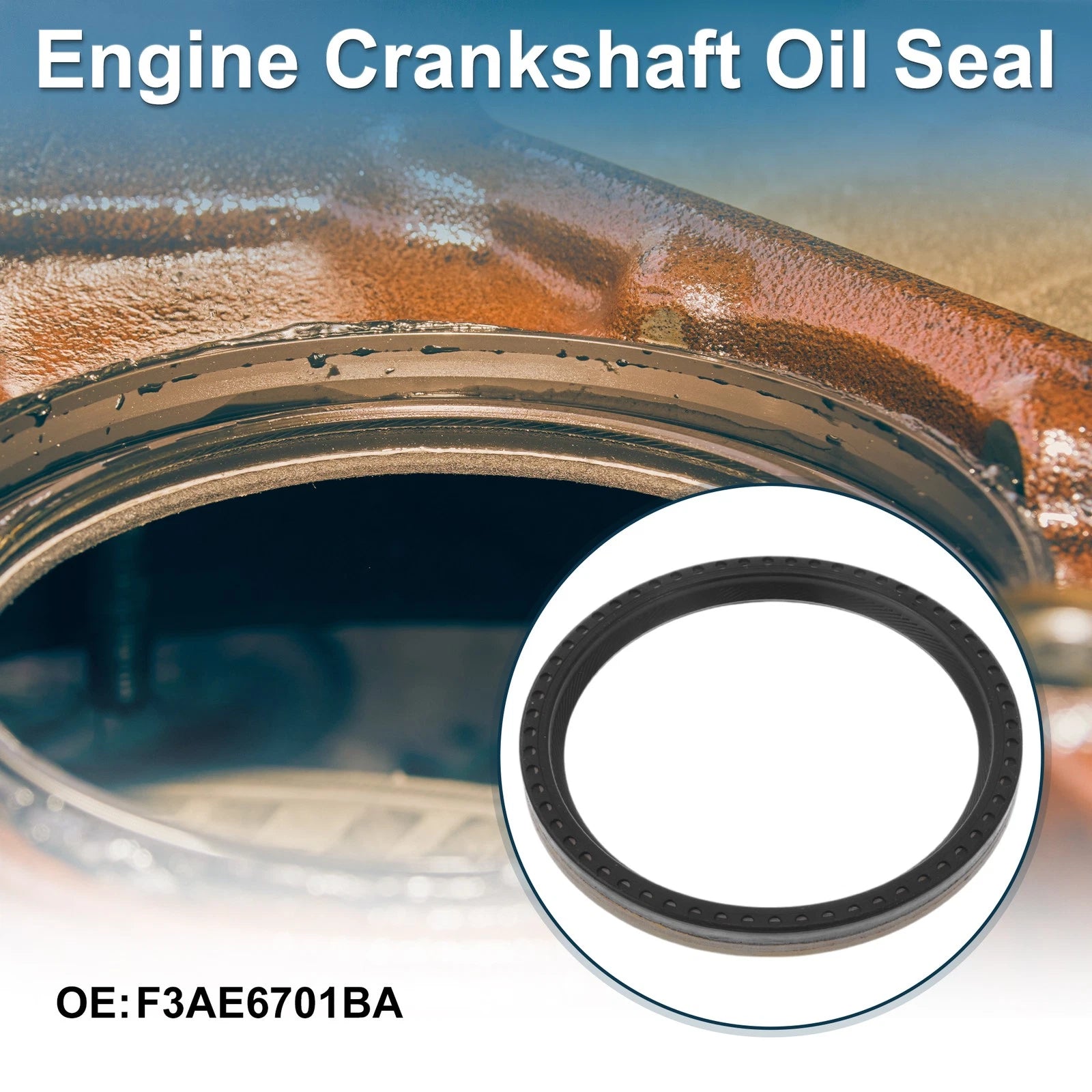 Crankshaft Oil Seal Rear Replacement for Ford F-150 (1996–2007) Engine