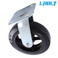 8" x 2" Rubber on Cast Wheel for Industrial Use (LABLT 1100LB)