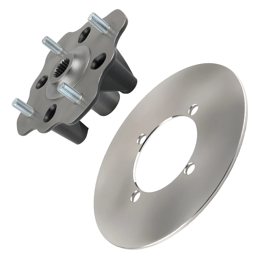 Front Wheel Hub & Brake Disc Rotor for Suzuki Vinson 500 4x4 (2002–2003)