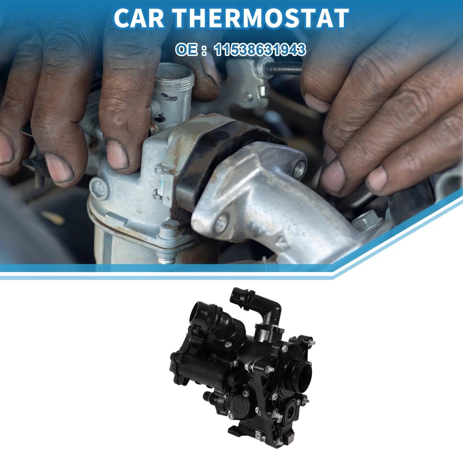 Thermostat Replacement for BMW 120i 125i (2019–2020) Plastic Housing
