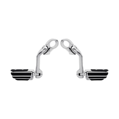 Adjustable 1-1/4" Highway Foot Pegs for Harley Touring Street Glide