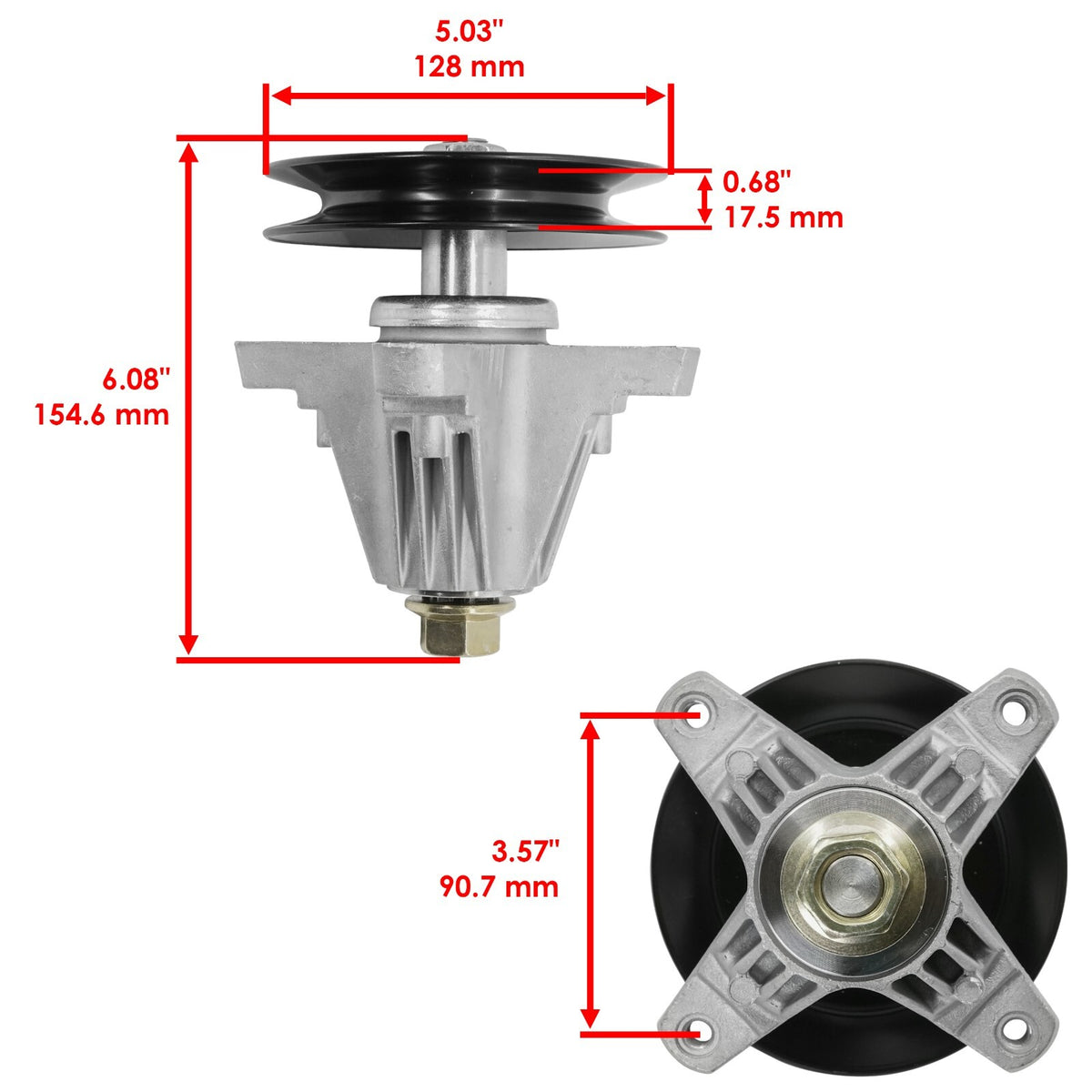 Spindle Assembly Replacement for Troy-Bilt TB2350 50 Inch Deck (2011–2018)