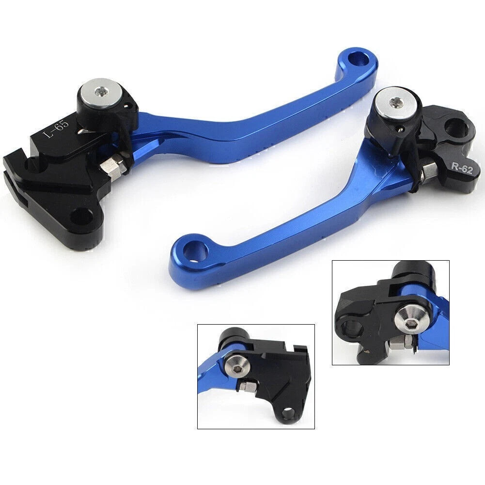 Pivot Brake Clutch Lever for Yamaha WR250F WR450F (2003–2023) Blue