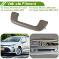 1Pc A Pillar Grab Handle for Toyota Corolla (2009–2013) ABS Beige