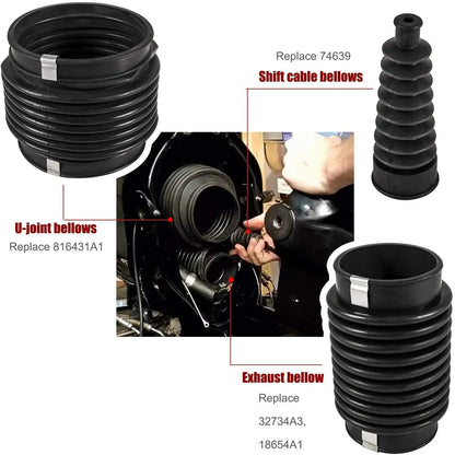 Transom Bellows Repair Kit for MerCruiser Alpha One (30-803099T1)