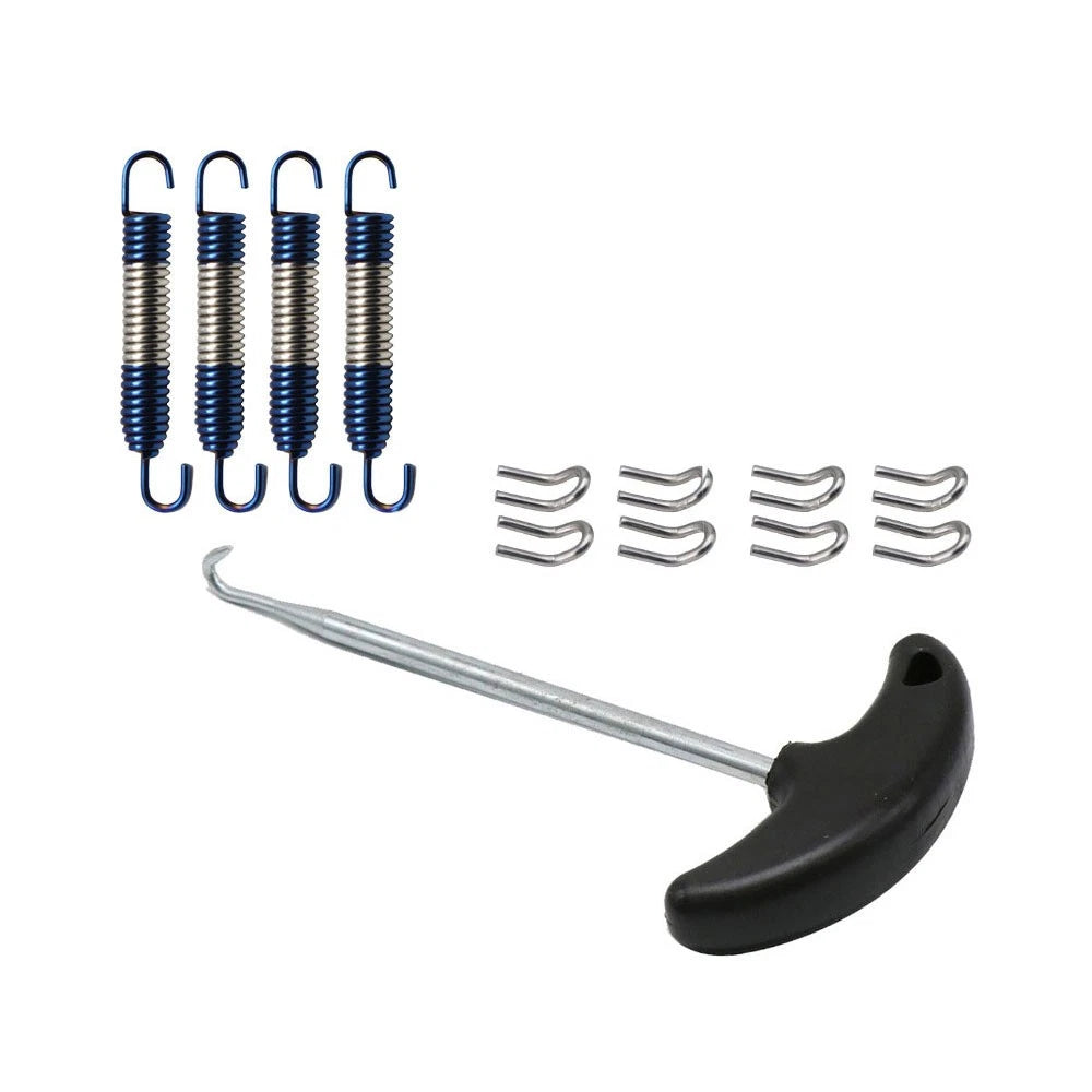 Exhaust Pipe Muffler Mounting Springs Hooks Kit for Universal Fit
