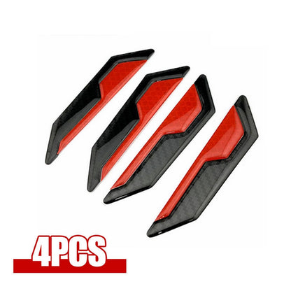 Set of 4 Door Edge Scratch Protector Strips for Universal Vehicles