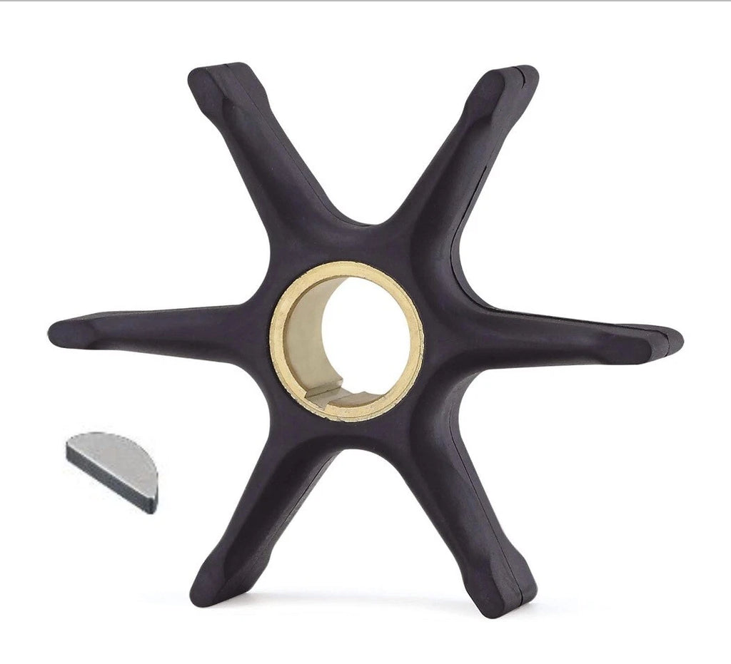 Water Pump Impeller with Key 308928 for Johnson Evinrude (1970–2023)