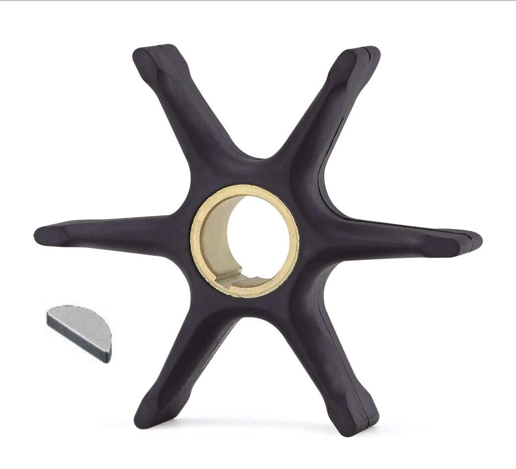 Water Pump Impeller with Key 308928 for Johnson Evinrude (1970–2023)