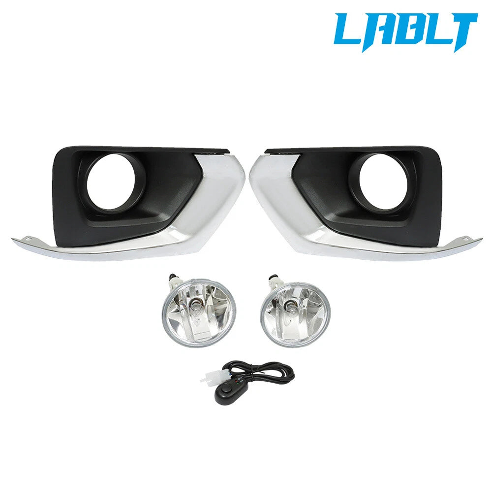 Halogen Front Fog Lights w/Bezel Switch for Chevy Traverse (2018–2021)
