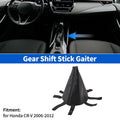 Gear Shift Stick Gaiter Replacement for Honda CR-V (2006–2012) Artificial Leather Black