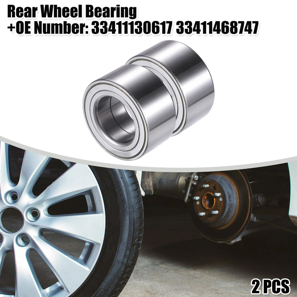Rear Wheel Bearing Set Left Right Replacement for BMW 128i (2008–2013)