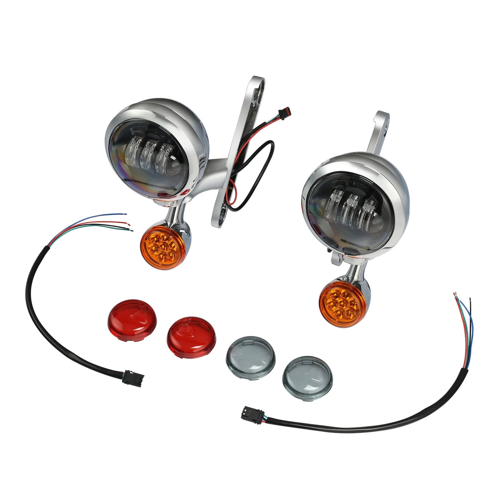 Fog Turn Signal Light Bracket for Harley Street Electra Glide (1994–2024)