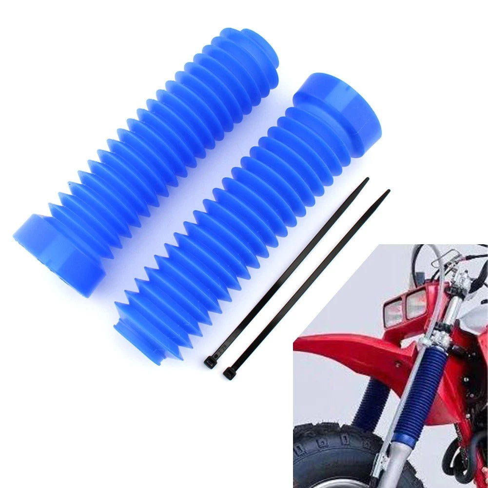 1 Pair Plastic Front Fork Shock Boots For Honda ATC 250R 1983-1986