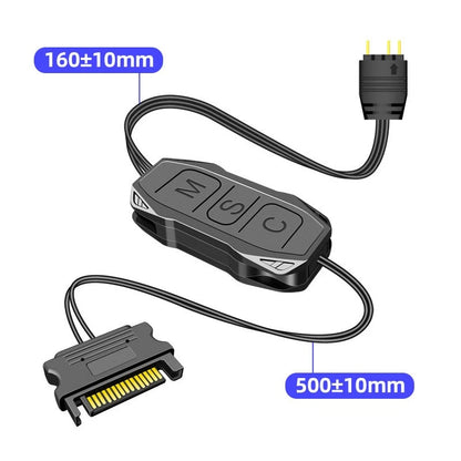 AR-1 RGB Light Controller Cable for AURA ARGB (5V, 3 Pin to SATA)
