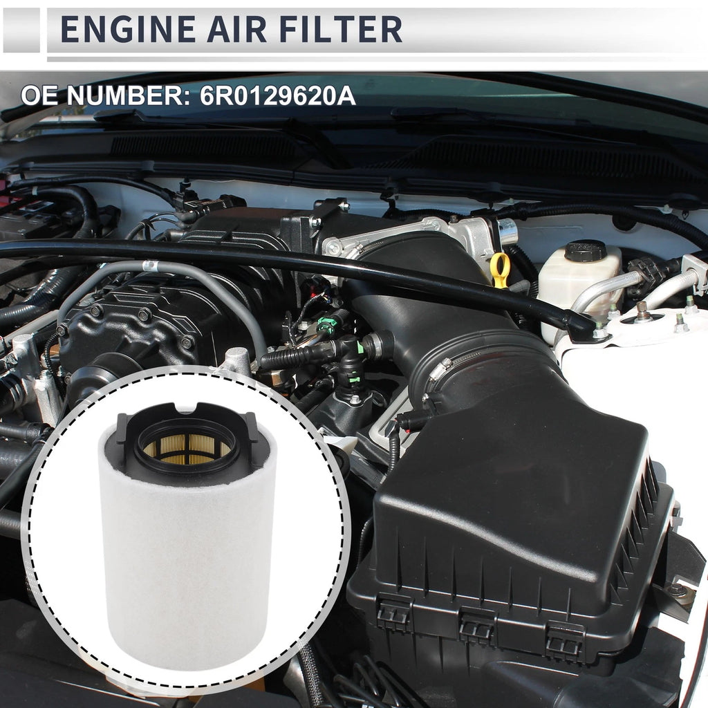 Engine Air Filter OEM Replacement for Audi A1 L4 1.4L (2011–2018)