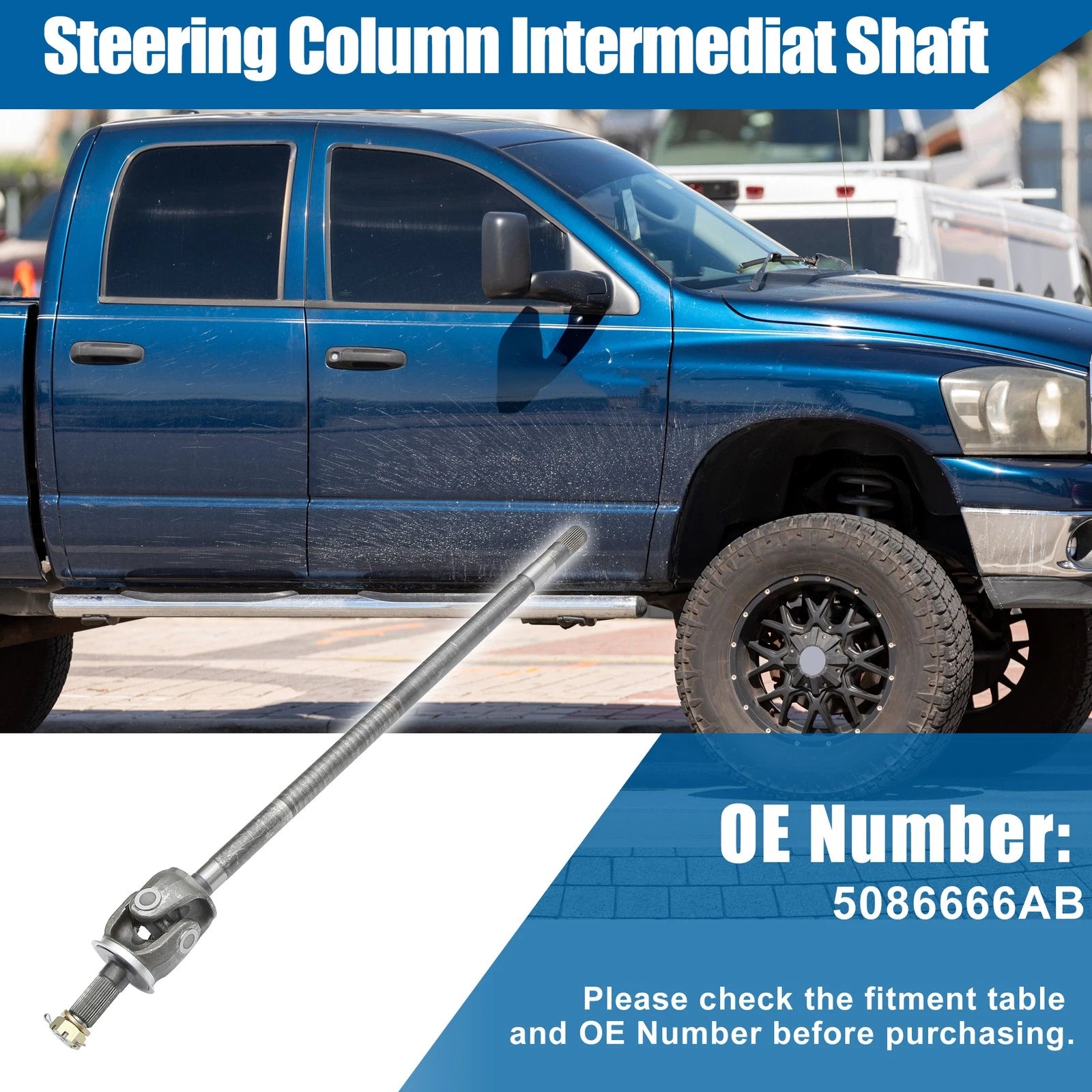 Intermediate Steering Shaft for Dodge Ram 1500 (2013–2018) Replacement