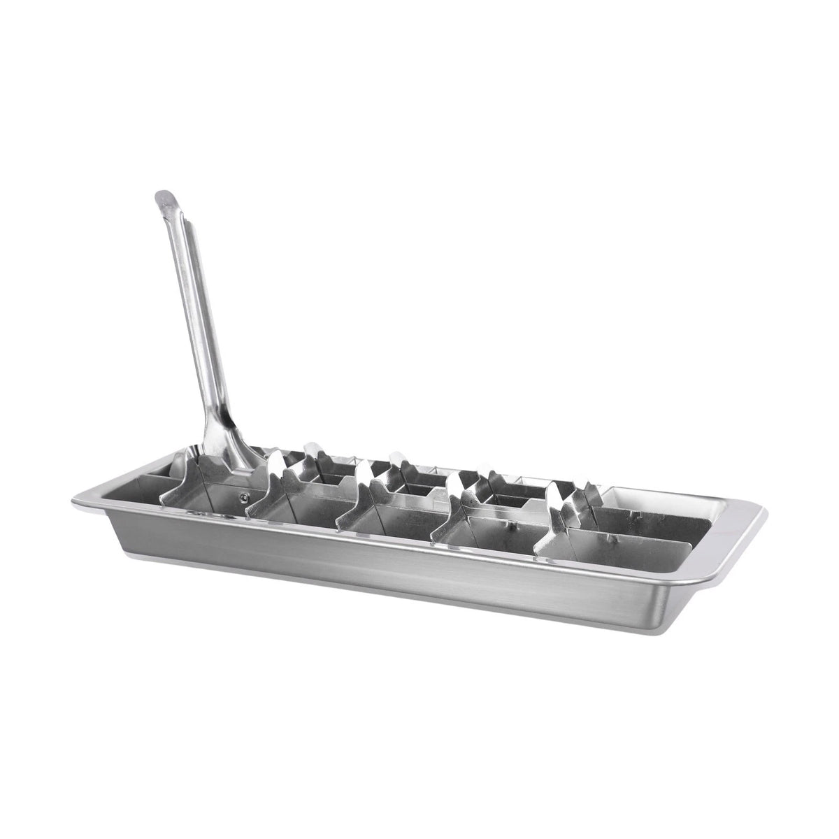18 Slot Stainless Steel Ice Cube Tray for Easy Ice Release
