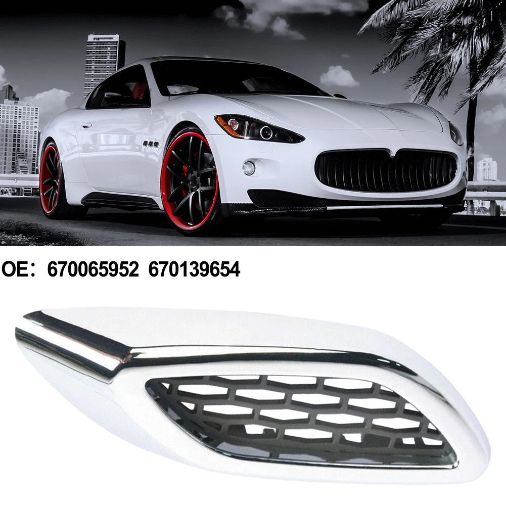 Left Lateral Air Vent Bright Chrome for Maserati Levante (2017–2023) 670065951