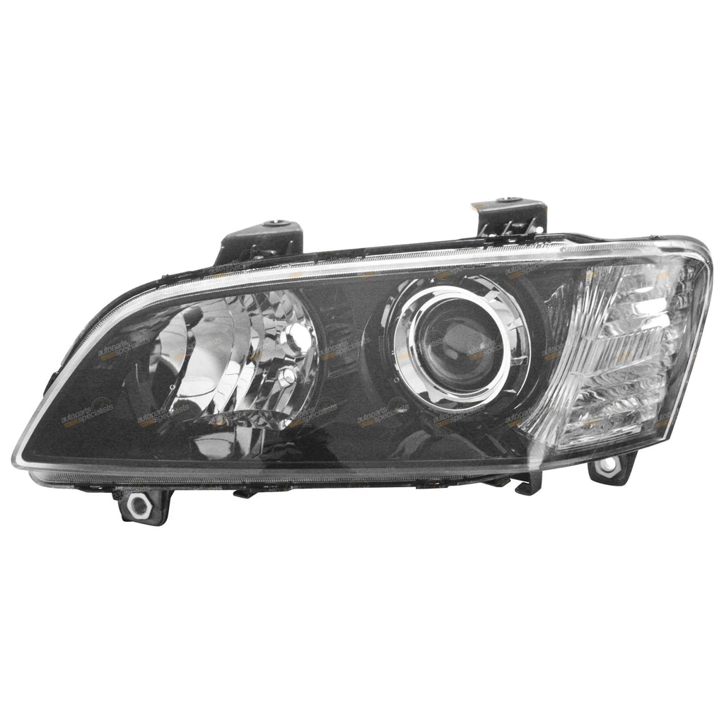 Black Projector Headlights Pair LH+RH for Holden VE Commodore (2006–2010)