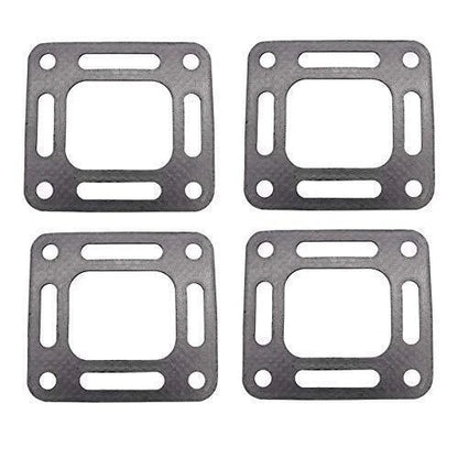 Set of 4 Muffler Elbow Riser Manifold Gaskets for MerCruiser 4.3L (27-863726)