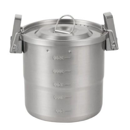 Stainless Steel 3L Cookware Pot for Camping (Lightweight, Portable, 304 Grade)