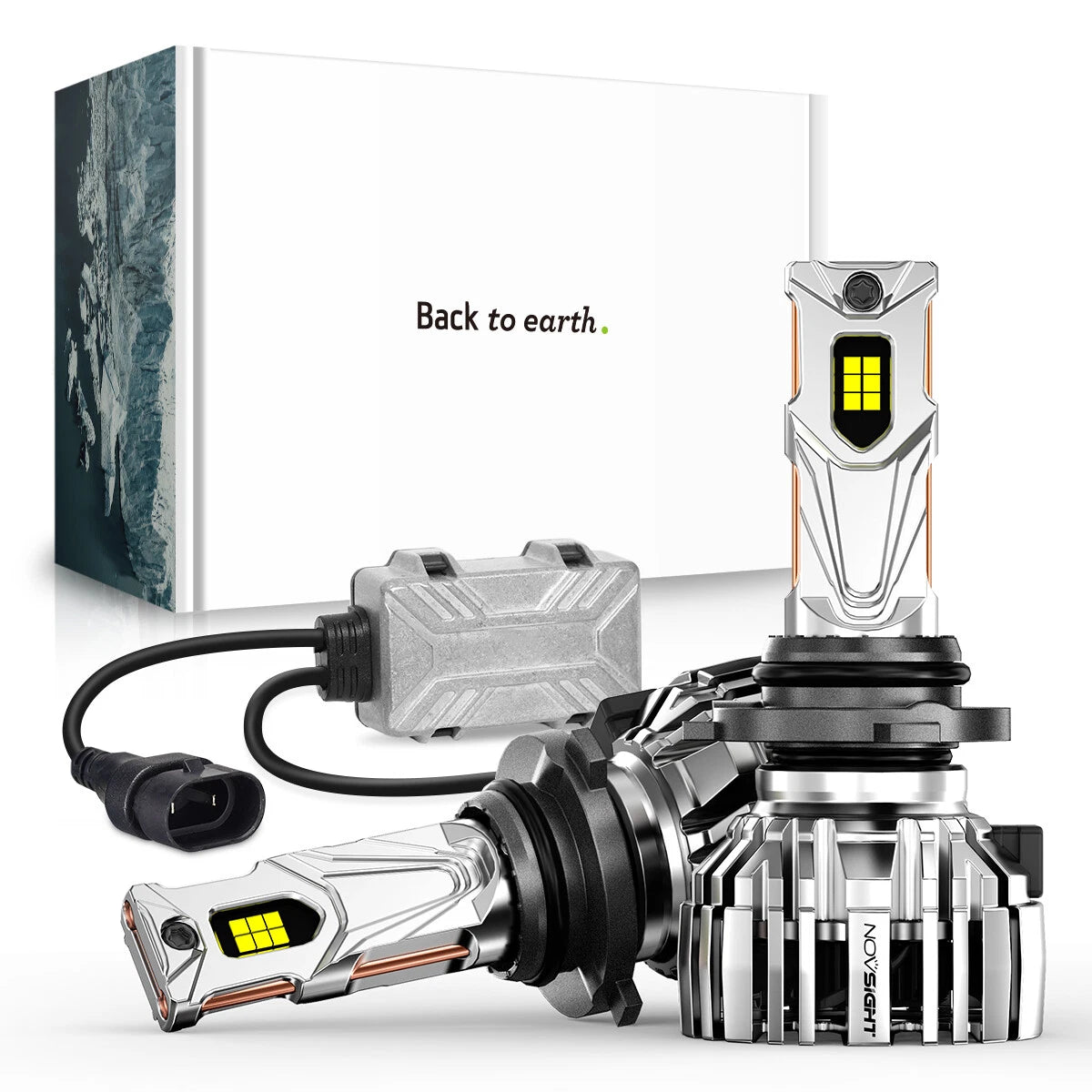2X 9006 LED Headlight Bulbs for